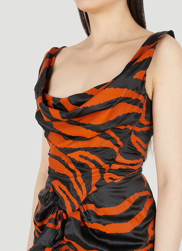 Vivienne Westwood Panther 连衣裙 橙 vvw0249002