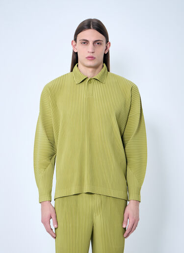 Homme Plissé Issey Miyake Pleated Shirt Green hmp0159001