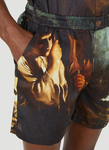 Death Cigarettes Poussin Shorts Blue dec0146016