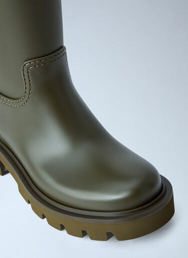 Moncler Kickstream High Rain Boots Green mon0265114