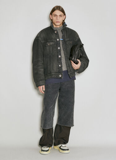 Maison Mihara Yasuhiro Padded Denim Jacket Black mmy0154010