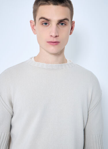 Rick Owens Dinge Cashmere Sweater Beige ric0159014