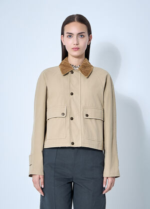 Burberry Casual Short Jacket Beige bur0259029