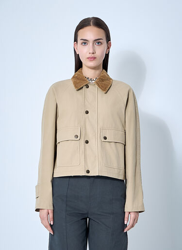 Burberry Casual Short Jacket Beige bur0259029
