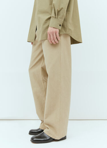 The Row Riggs Twill Pants Beige row0154009