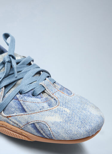 Acne Studios レザーレースアップレザーシューズ ブルー acn0258015