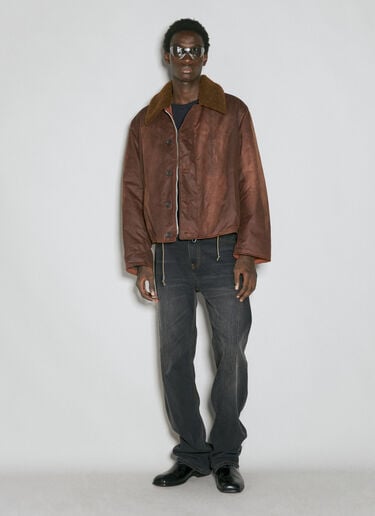 Grizzly Waxed Jacket Our Legacy Grizzly Waxed Jacket Brown our0154008