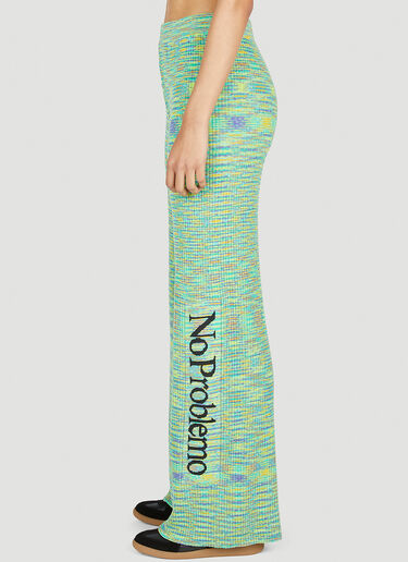 No Problemo Space Dye Knit Pants Aries No Problemo Space Dye Knit Pants Green ari0252010