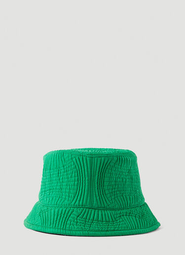 Bottega Veneta Quilted Bucket Hat Green bov0149026