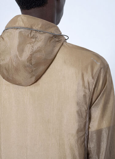 LN-CC® - Satisfy: Pertex® Diamond Fuse Windbreaker Jacket - Beige Satisfy Pertex® Diamond Fuse Windbreaker Jacket Beige sat0165008
