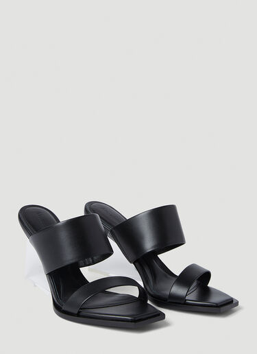 Alexander McQueen Shard High Heel Sandals Black amq0252016