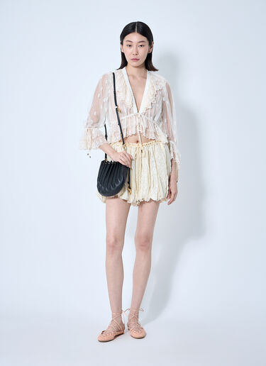 Mini Balloon Shorts Chloé Mini Balloon Shorts White chl0260041