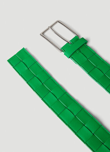 Bottega Veneta Maxi Intreccio Belt Green bov0151115