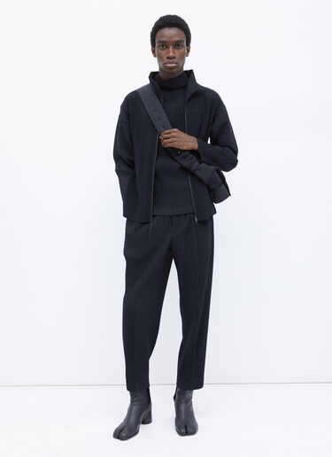 하이넥 플리츠 탑 Homme Plissé Issey Miyake 하이넥 플리츠 탑 블랙 hmp0155010