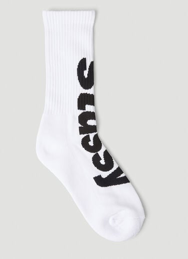 Stüssy Big Helvetica Socks White sts0152034