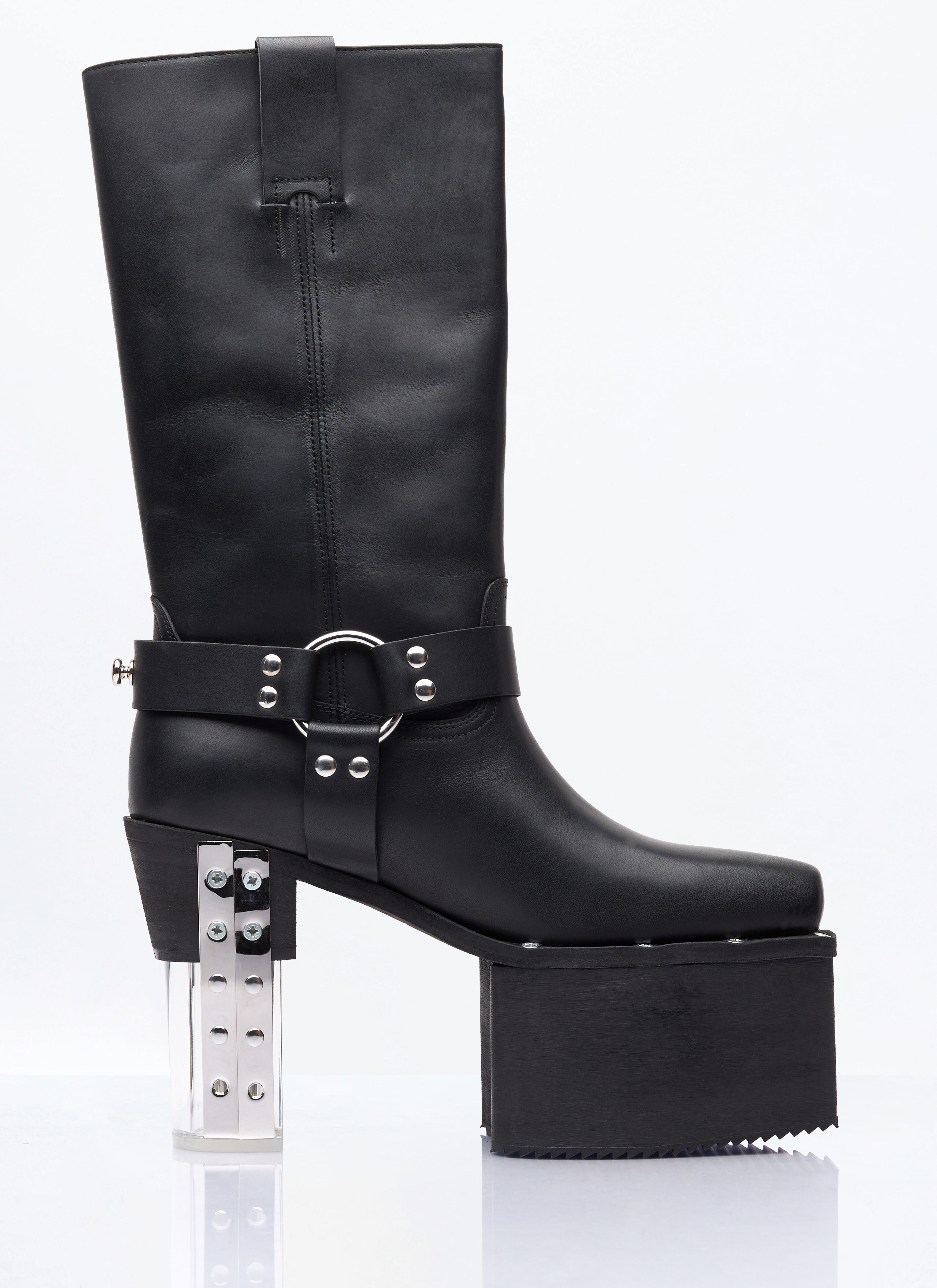 Rick owens black boots on sale
