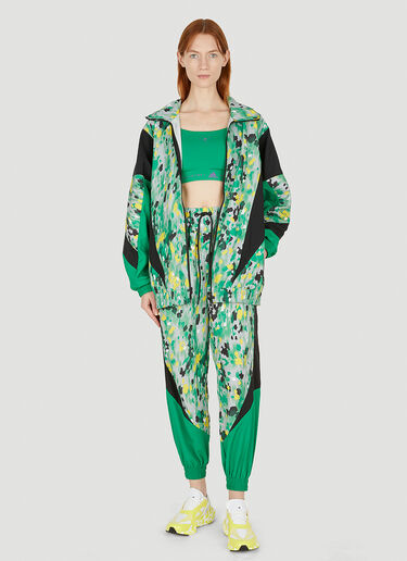 adidas by Stella McCartney Graphic Print Track Jacket Green asm0250001