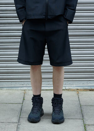 Massimo Osti Studio Elasticated Bermuda Shorts Black mao0158022