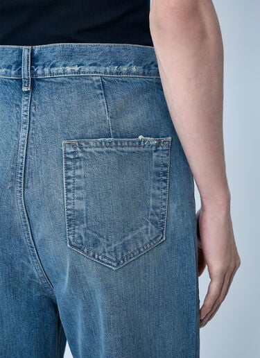 Rick Owens DRKSHDW Denim Bolan Bootcut Pants Blue drk0164017