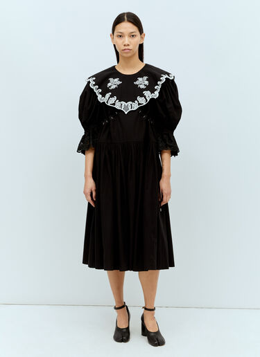 Chopova Lowena Fer 中长连衣裙 黑色 cho0256001