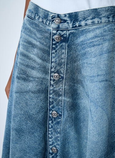 De-Annet-Fsh Midi Skirt Diesel De-Annet-Fsh Midi Skirt Blue dsl0262007