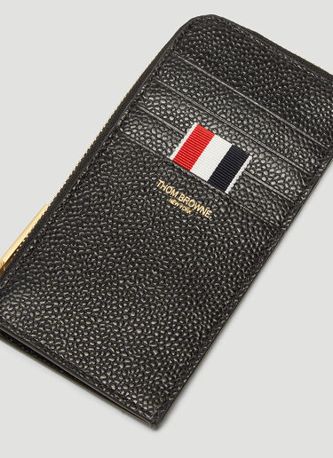 Thom Browne HALF ZIP HOLDER Black thb0132038