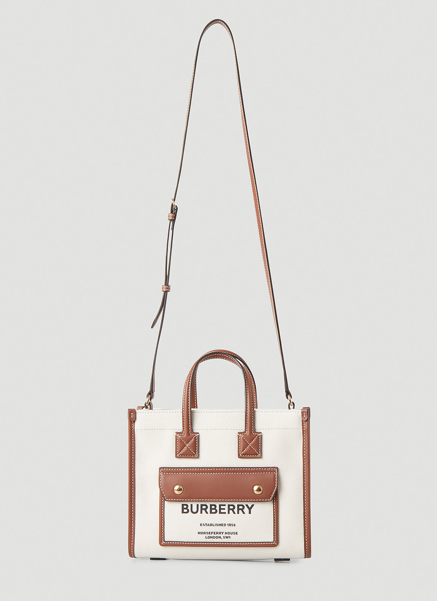 Burberry Freya Mini Shoulder Bag In Burgundy
