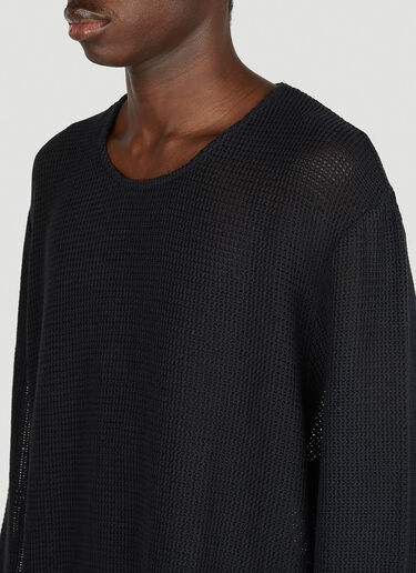 Our Legacy Double Lock Sweater Black our0153001