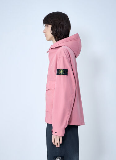 Stone Island Hooded Zip Jacket Pink sto0164062