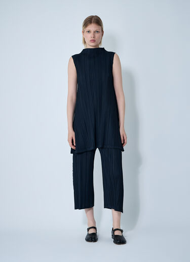 Pleats Please Issey Miyake Mellow Pleated Pants Blue plp0261006