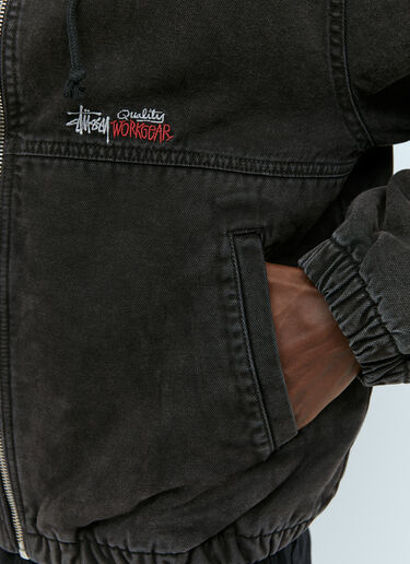 Stüssy Canvas Insulated Work Jacket Black sts0153029