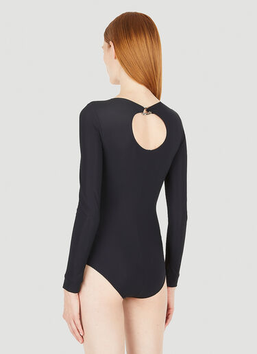 Burberry Cut Out Chain Link Bodysuit Black bur0248007