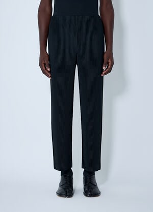 Homme Plissé Issey Miyake Pleated Pants Black hmp0162019