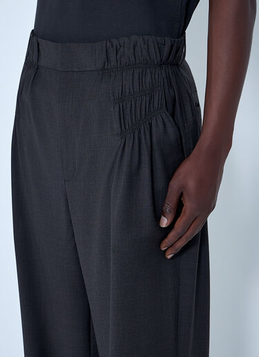 Kiko Kostadinov Elasticated Waist Tailored Trousers Brown kko0164001