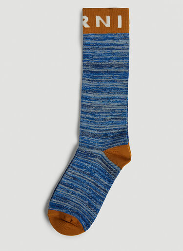 Marni Mouliné 针织袜 蓝 mni0249022