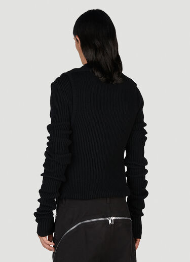 Rick Owens Banana Knit Sweater Black ric0153020