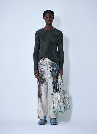 Cotton Rib Sweater Acne Studios Cotton Rib Sweater Green acn0162012