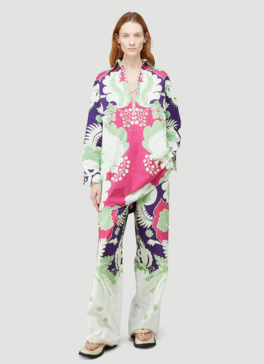 Valentino Printed Shirt Purple val0243009
