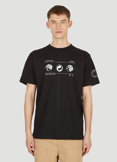 Space Available Upcycled Mycelium Studios T-Shirt Black spa0350022