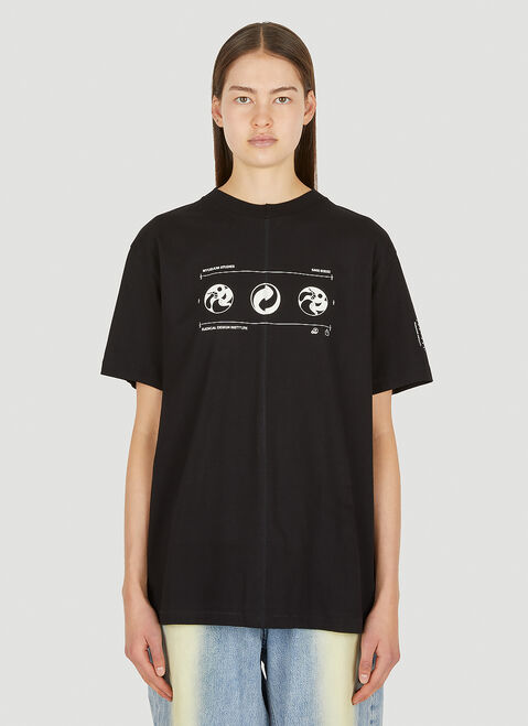 Space Available Upcycled Mycelium Studios T-Shirt Black spa0354009