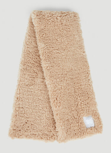 Rokh Faux Fur Scarf Beige rok0249012