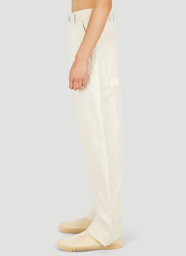 Bottega Veneta Twill Pants Cream bov0148124