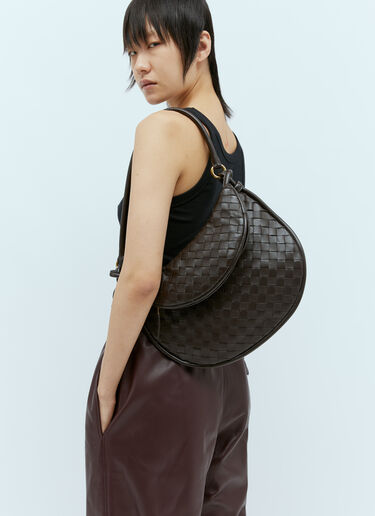 ミディアム ジェメッリショルダーバッグ Bottega Veneta ミディアム ジェメッリショルダーバッグ ブラウン bov0255068