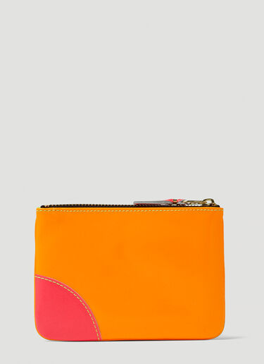 Comme des Garçons Wallet Super Fluorescent Pouch Green cdw0347003