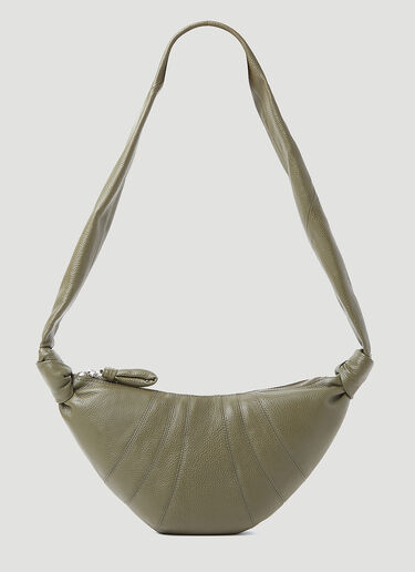 Lemaire Small Croissant Shoulder Bag Green lem0254017