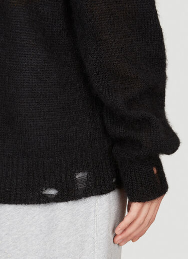 Dolce & Gabbana Wool-Blend Knit Sweater Black dol0154007