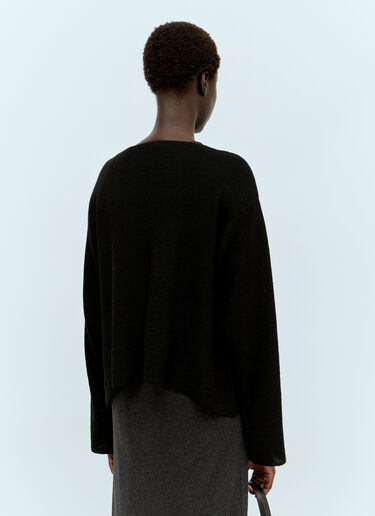 The Row Flo Sweater Black row0256004