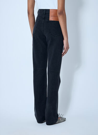 Jacquemus Le De-NÃ®mes Droit 牛仔裤  黑色 jac0260008