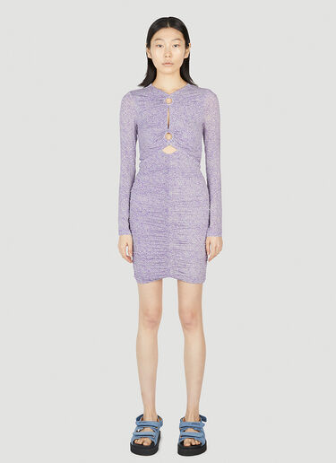 Isabel Marant Jana Dress Purple ibm0251004