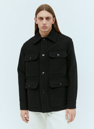 Lemaire Wool Hunting Jacket Black lem0154002